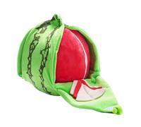 Puppy Foraging Mat - Portable Round Shape, Mental Stimulation Fabric Game, Crinkle Paper Hidden Treat | Living Room Backyard Kennel Travel Boredom Buster Canine Brain Exercise Small Animal Tool