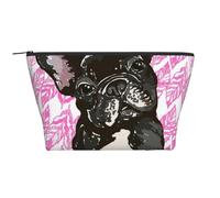 Puppy French Bulldog, Toiletry Pouch Makeup Bag Cosmetic Bag Portable Travel Toiletry Bag