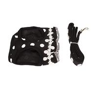 Puppy Harness And Leash, Dog Harness Dog Medium Sized Dot Pet Vest Traction Rope Set for Walking, Running, Training (M)