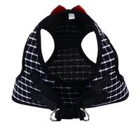 Puppy Harness and Leash Set for Small Pets, Nylon Black | Convenient to Go, Comfortable to Wear, Fashionable Style, Fits Pets within 1.5kg to 15kg