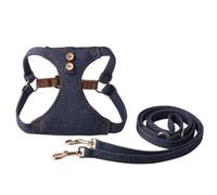 Puppy Harness Leash Set, Breathable Pet Vest Harnesses with 1.25M Leash & 360° Rotating Buckle for Small Medium Dogs Cats