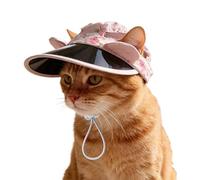 Puppy Hat - Sun Protective Hat for Pets, Summer Sun Hat Cat - for Outdoor Beach Travel, Travel, Hiking, Camping, Walks and Activities