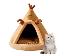 Puppy House Indoor - Cozy Winter Tent, Foldable Sleeping Bed | Soft Comfortable Cave Shelter with Cute Nest Furniture for Cats Kittens Small Animals, Warm Portable Apartment Home Decor