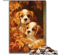 Puppy in The Fallen Leaves Adult Jigsaw Puzzles 2000 Pieces, Educational Games Home Decoration Deal As Gifts for The Whole Family (70x100cm)