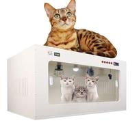 Puppy Incubator for Newborn Puppies and Kittens, Fan Ventilation Design, Ideal for Small Mammals,