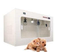 Puppy Incubator,Puppy Incubator with Heating, Large PET Brooder Nursery, Kitten Incubator,Incubator for Puppies,White-60 * 50 * 50cm
