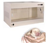 Puppy Incubator with Heating, Large Pet Brooder Nursery, Intelligent Cat Incubator for Puppies, Pet Incubator Box(80 * 50 * 50cm/White)