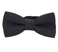 Puppy & Kitten Collar Bow Tie, Small Cat & Dogs Neck Bowtie Adjustable for Wedding Birthday D-D-T-1 (Black with Black Dots)