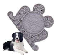 Puppy Licking Mat - Silicone Suction Cup Feeder Mat | Anti-slip Frog Shape Slow Feeder Plate, Our pet licking mat is stable and never flipped, smooth to prevent people from knocking easily, sensory