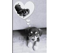 Puppy Love Graph Notebook- Squared Journal for School, Notes, and Doodles: Cute Animal | For Kids, Girls, Boys, Teens, and Adults | Animal lover gift ... the right side | Notebook with 5 mm squares