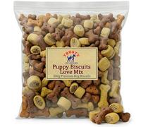 Puppy Love Mixed Biscuits 500g | Enriched with Calcium For Healthy Teeth & Bones | Puppy Training Treats | By Trusty Pet Supplies