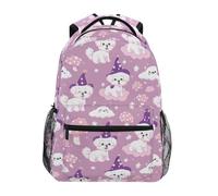 Puppy Magic Hat Pattern Kids Backpack for Boys Girls Student Big Backpacks for Elementary School Shoulder Bag Bookbag