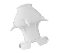 Puppy Milk Power Supply, 4 Comfortable Multifunction Silicone Nipples for Cleaning the Bowl for Milk for Pets Easy to Clean for Kittens (White)