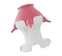 Puppy Milk Power Supply, 4 Comfortable Multifunction Silicone Nipples for Cleaning the Bowl for Milk for Pets Easy to Clean for Kittens (Pink)