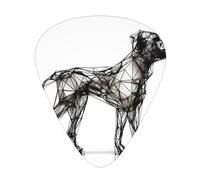 Puppy model Printed pick set - 12 pieces, thin, medium and thick guitar picks, suitable for guitar, bass, electric guitar and ukulele