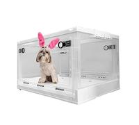 Puppy Nebulization Box Dog and Cat Oxygen Therapy Box, Kitten Nebuliser Box Pet Atomization Nursery Incubator, Pet Incubation Brooder for Pet Cough Breathing Treatment D-small