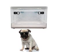 Puppy Nebulization Box Dog and Cat Oxygen Therapy Box, Kitten Nebuliser Box Pet Atomization Nursery Incubator, Pet Incubation Brooder for Pet Cough Breathing Treatment D-small