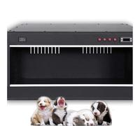 Puppy Nebulization Box, Pet Atomization Nursery Incubator, Dog and Cat Box, Kitten Nebuliser Box Pet Incubation Brooder,(80 * 50 * 50cm/Black)