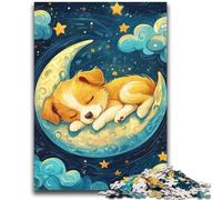 Puppy on The Moon Jigsaw Puzzles 2000 Pieces for Adults Teens,Challenging Game And Family Play for Is Ideal As A Gift for The Whole Family (70X100cm)