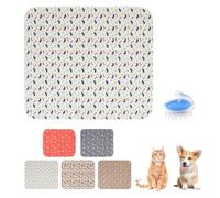 Puppy Pad with Pheromones, Washable PuppyPad Pee Pads for Dogs, Reusable Leak & Odor Proof, Non-Slip Base with 4-Layer Protection (white, XS(30*30cm))