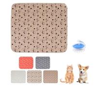 Puppy Pad with Pheromones, Washable PuppyPad Pee Pads for Dogs, Reusable Leak & Odor Proof, Non-Slip Base with 4-Layer Protection (brown, S(40*60cm))