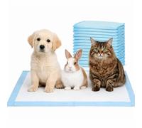 Puppy Pads, Pack of 4 Dog Pads, Super Absorbent Puppy Training Pads 50 x 40 cm, Disposable Dog Training Pads Leak-Free, Waterproof Backing, Odour Neutralising and Super Absorbent (4)