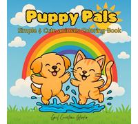 Puppy Pals: Simple & Cute animals Coloring Book