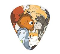 Puppy Party Acoustic GuitarGuitar Picks 12 Pcs, Electric Guitar Essential Thick And Thin Guitar Plectrums Students 0.46 0.96 0.71 Mm