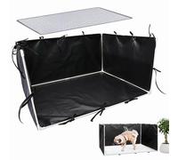 Puppy Pee Pad Holder with High Walls Large Dog Litter Enclosure