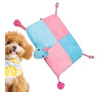Puppy Play Mat, Interactive Sensory Rug, Interactive Boredom Dogs Treat Dispenser Mat with Squeaky Toy for Indoor Outdoor Stress Relief