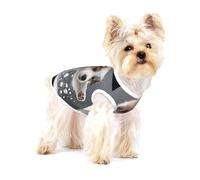 Puppy playing in the snow Small Cotton Dog Vest Breathable Adjustable Pet T Shirt for Small Dogs Cats - Full Print Summer Puppy Clothes