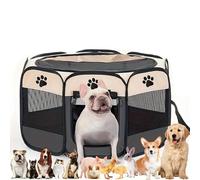 Puppy Playpen, Puppy Playpen, Dog Playpen, Cat Enclosure, Dog Playpen for Home, Puppy Run Indoor, Playpen Cat, Rabbit Enclosure, Cat Outdoor Enclosure (Green + Black)