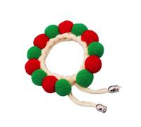 Puppy Plush Collar Necklace | Soft Adjustable Kitten Choker,Pet Supplies Neck Decor, Cute Cat Accessories Pom-Pom Pet Costume for Indoor Cats and Small Dogs Puppies