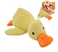 Puppy Plush Duck - Dog Squeak Toy, Calming Chewer Plaything | Soft Interactive Stuffed Animal, Entertaining Durablle Toy, Stimulating Activity Companion for Large Small Medium Dogs Puppies