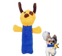 Puppy Plush Quieter Dog Toy, Crinkle Dog Toy, Pet Sound Chew Naugle Toy with Squeakers, Multifunctional Pet Teething Wellness Breeds Chew Squeaky Stimulation for Dogs