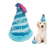 Puppy Plush Toy- 5.5 Inch Plush Cake, Washable Soft Chew Cupcake | Interactive Squeaky Puppy Gift Set For Boy Girl Puppys Birthday Party Supplies Pet Celebration, Event Photo Props Accessories