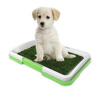 Puppy Potty Grass Mat, Indoor Turf Dog Potty, Grass Pad for Dog | Pet Pee Grass Mat for Puppy, Splash Proof Reusable Three-Layer Design Grass Pee Pads, Pet Turf Fake Grass Replacement Pad for Dog Pot