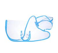 Puppy Raincoat Waterproof Fashion for Small Dogs | Pe Film Build, Packable Design with Carrying Pouch, for Wet Weather Walks, Fresh Sweet Eye Catch Style