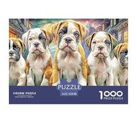 Puppy RowPhenomenal 1000-Piece Jigsaw Puzzles for Adults The Definitive Encounter with Impossible, Hard, Difficult Challenging Puzzle Games - This Is The Crowning Gift Jigsaw Puzzles for Adults And K