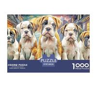 Puppy RowSophisticated 1000-Piece Jigsaw Puzzles for Adults Comprised of 1000 Individually Challenging Puzzle Game Pieces - Conceived As An Exceptional Gift Jigsaw Puzzles for Adults And Kids Age 12+