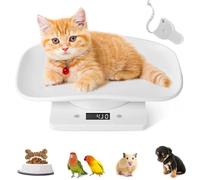Puppy Scales 10KG Baby Pet Weighing Scales,Digital Pet Scale,Small Cat Dog Scale,LCD Electronic Scale Multifunction Kitchen Scales,Switchable Unit g/lb/oz,fit for Hamster Bunny Bird Cats,10KG/22 lbs