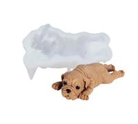 Puppy Shape Silicone Fondant Molds Silicone Baking for Making Soap Jelly Cake Fondant Chocolate Desserts Dog Shaped Baking Cast for Cakes