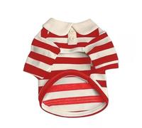 Puppy Shirts for Small Dogs Striped Apparel with Collar