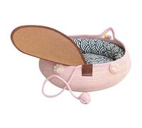 Puppy Sleeping Nest - Dog Cradle, Single Quilted Bed Mats for Placing on the Floor, Dog Resting Station with Bolster, Nursery Equipment, Comfortable Pet Mattress for Dozing, Relaxing