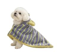 Puppy Sleeping Robe - Soft Bath Cape Dog Towel with Comfortable Fabric, Pet Wrap with Construction, Bath Accessory, Grooming Cape