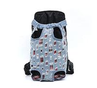 Puppy Sling,Cat Sling Carrier For Dogs Pet Dog Carrier Backpack Mesh Outdoor Travel Products Breathable Shoulder Handle Bags For Small Dog Cats(Light blue,M)