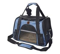 Puppy Sling,Cat Sling Carrier For Dogs Travel Cat Carrier Bag Breathable Car Seat Dog Carriers For Small Puppy Safety Reflective Portable Pet Handbag(Blue)