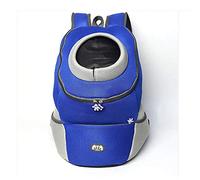 Puppy Sling,Cat Sling Outdoor Pet Cat Dog Front Backpack Carrier Travel Bag Bleathable Mesh Pet Double Shoulder Backpack Carrying Shoulder Pack Puppy(Blue,XL)
