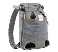 Puppy Sling,Cat Sling Pet Backpack Carrier For Cat Dogs Front Travel Dog Bag Carrying For Animals Small Medium Dogs Bulldog Puppy Mochila Para Perro(Gray)