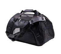 Puppy Sling,Cat Sling Portable Pet Backpack Messenger Carrier Bags Cat Dog Carrier Outgoing Travel Teddy Packets Breathable Small Pet Handbag Slings(Black,47X24.5X33cm)